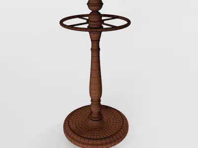 Antique Umbrella Stand 3D model