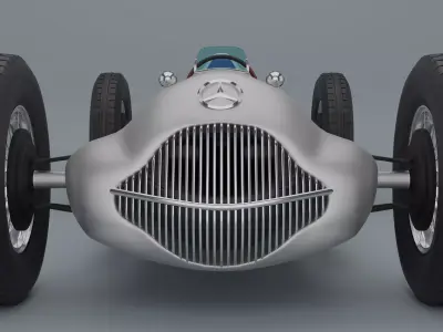 Mecedes Benz W25 3D model