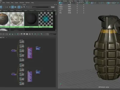 Grenade Free 3D model