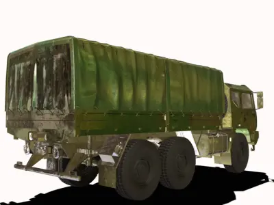 iveco 6x6 m250 Low-poly 3D model