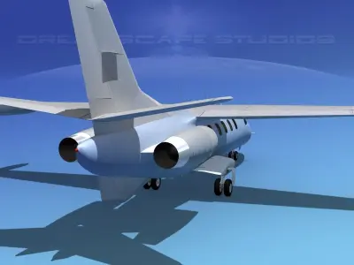 Dreamscape AT-48 Jet Executive V03 3D model