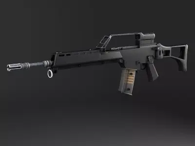 Heckler Koch G36 assault rifle 3D model