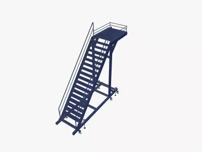 Ladder 3D model 4
