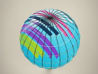 Hot Air Balloon 3D model 16