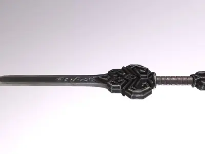 Low poly Sword Low-poly 3D model purchase
