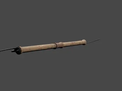 Strange Melee Weapon Low-poly 3D model