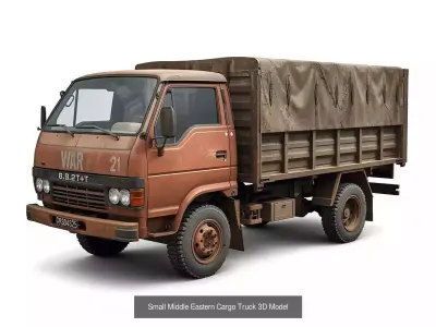 Middle Eastern Vehicle and Equipment Collection 3D Models 3D Model Pack