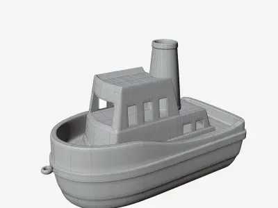 Toy Boat 3D model