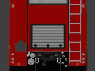 Rosenbauer AT2020 TLF 3D model