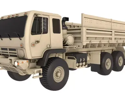  Military M1078 Vehicles 3D model