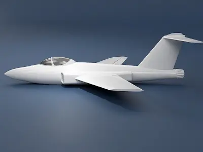 3d printable jet 3d model 3D print model