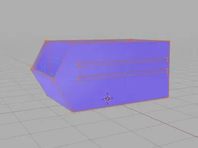 Dumpster chair on table Free low-poly 3D model