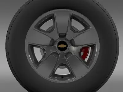 Chevrolet Suburban DE wheel 3D model