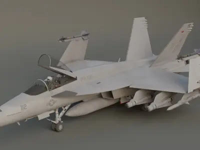 Super Hornet F18 SC 3D model