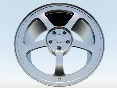 3D model rim wheel part3 3D model