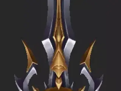 Pack With 30 Fantasy Swords - Part 09 Low-poly 3D model