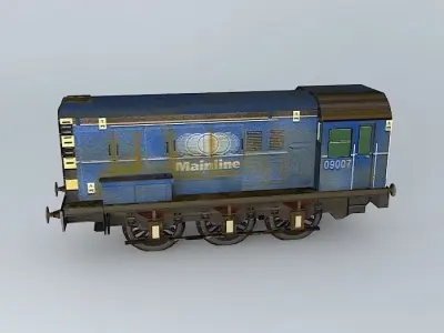 Eco Rail Track Shunter Dummy Old Steam Days Free 3D model