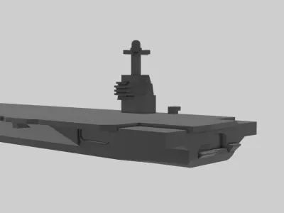 USS Doris Miller - model for small scale printing Free 3D print model