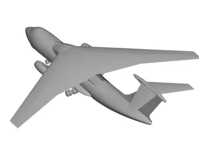 Ilyushin Il-76 3D model 2