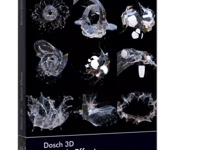 Dosch 3D - Splash Effects - Free Sample Free 3D model