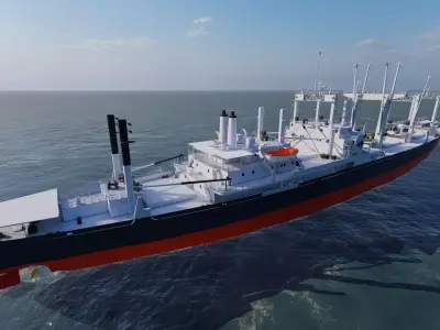 collection ships-Bulk carrier ship-tanker ship 3D model