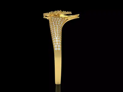 Art Deco Bracelet 07 3D print model