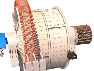 sag 3D centrifuge 3D model