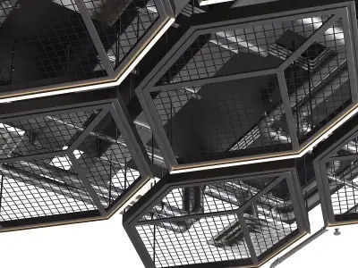 Ceiling 08 Low-poly 3D model