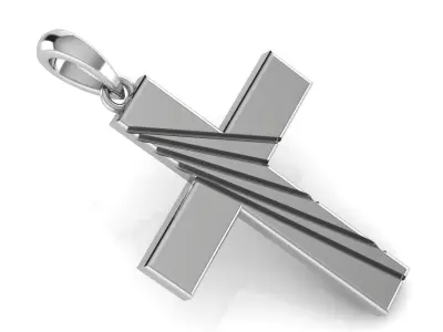 CROSS PENDANT CR133 3D print model