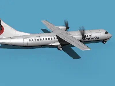 ATR  ATR-72-600 Hokkaido Air System HAC 3D model