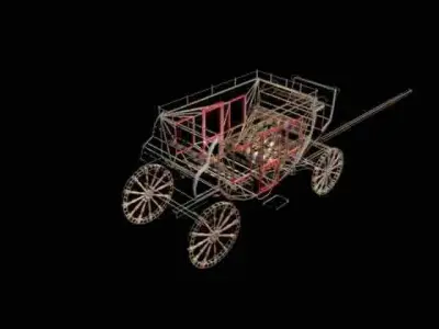 WESTERN CARRIAGE 3D model purchase