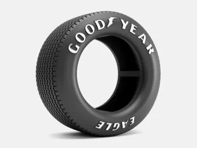 15x10 Goodyear Billboard Tire 3D print model