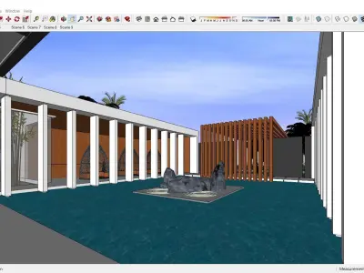 Sketchup Hotel K9 3D model