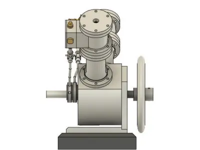 V2 Steam Engine 3D model