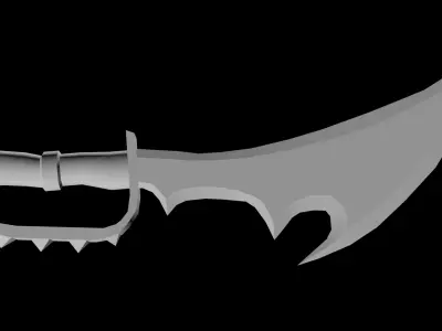 Dagger sword Low-poly 3D model buy