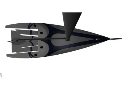 sailing boat hull Free 3D model