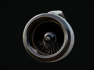 Airbus A320 Engine 3D model