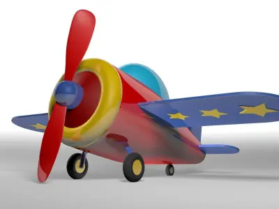 Toy Airplane  3D model buy