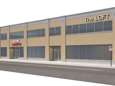 Commercial-031 Office Building 3D model