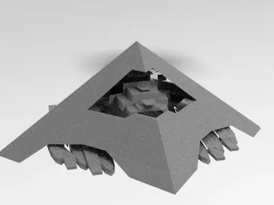 Pyramid Sc-Fi shape 2 3D model