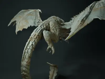 Dragon monster Free 3D print model