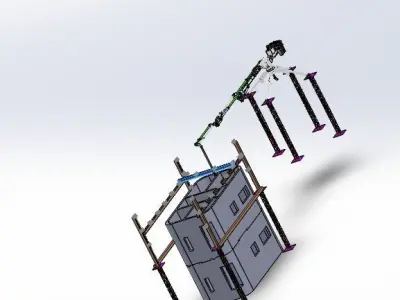 3d home building printer   3D model