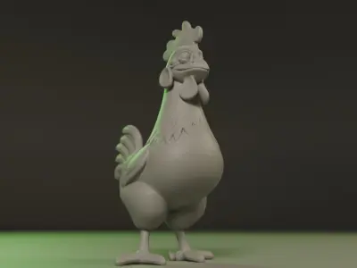 Rooster 3D print model purchase