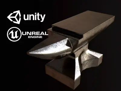 Anvil - PBR Game Ready Low-poly 3D model