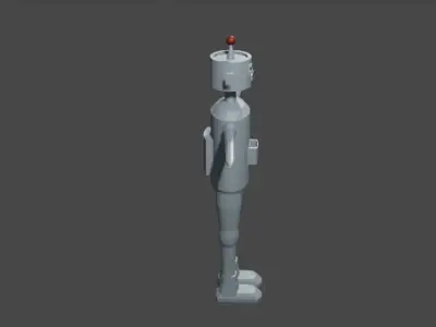 low poly 3d robot Free low-poly 3D model