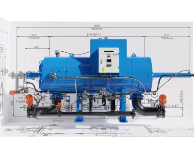 WATER FILTRATION AMF 370K 3D model