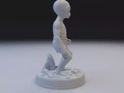 alien Star monk 3D print model