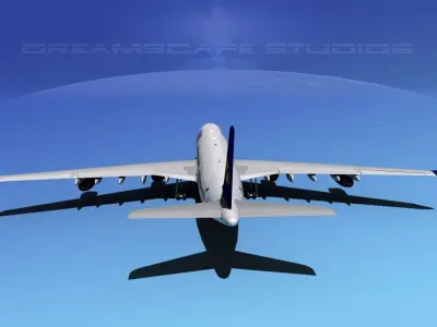 Aibrubs A340-600 Lufthansa 3D model