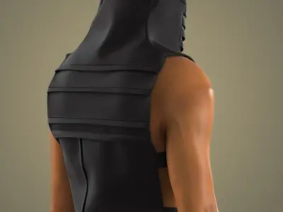 Collar Vest 3D model