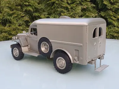 Dodge WC54 - scale model kit FDM 3D print model